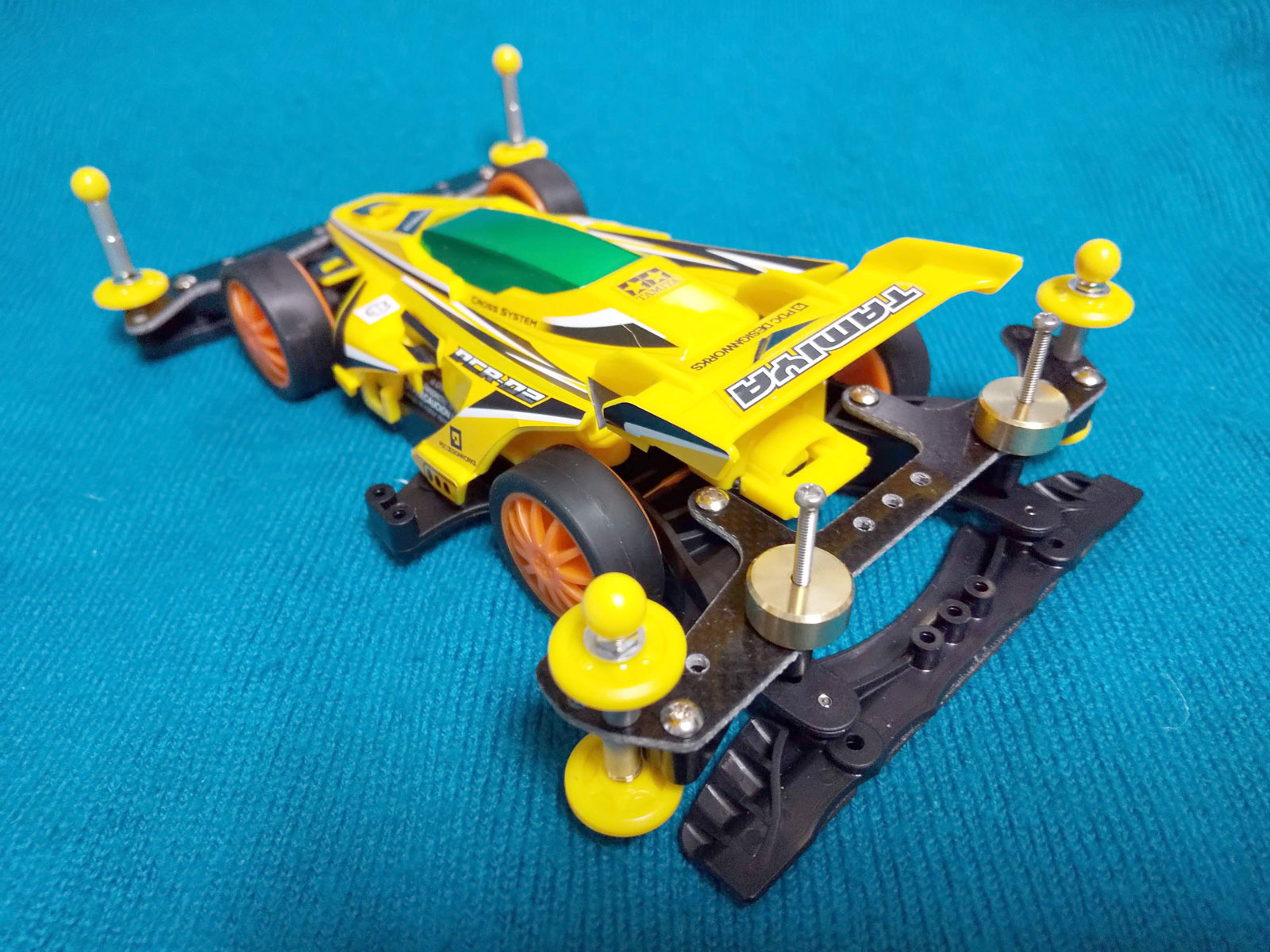 完成したタエちゃん号をななめ後ろから見た写真